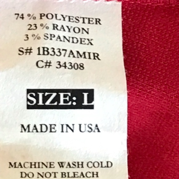 NWT Casual Couture by Green Envelope Red Skirt - Picture 5 of 6